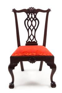 A Queen Anne Mahogany Side Chair Height 39 inches. — EARLY 18TH CENTURY