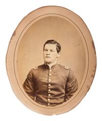 [CIVIL WAR]. Imperial albumen photograph of a Union second lieutenant. New York: R.A. Lewis, n.d.