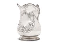 An American Sterling Silver Repousse Water Pitcher