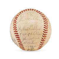 A 1960 San Francisco Giants Team Signed Autograph Baseball