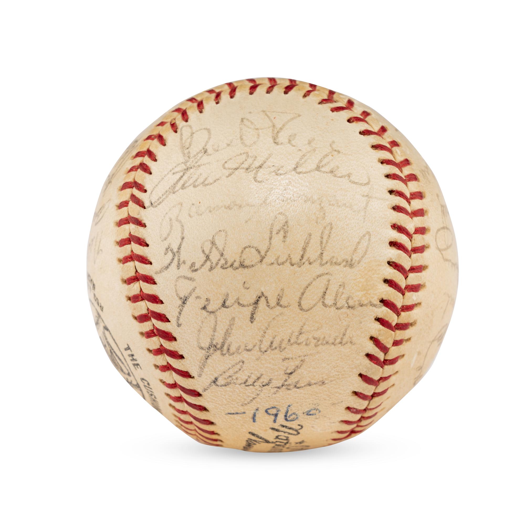A 1960 San Francisco Giants Team Signed Autograph Baseball