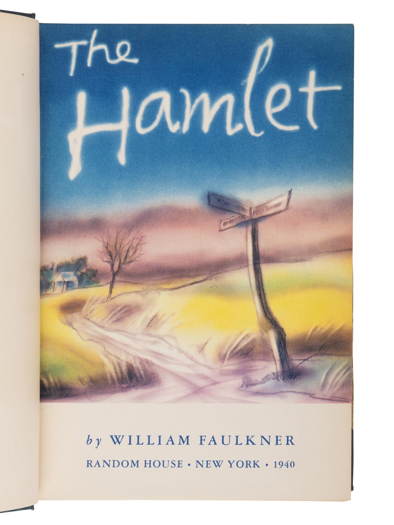 FAULKNER, William (1897-1962). The Hamlet . New York: Random House, 1940.