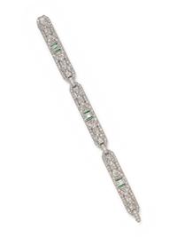 ART DECO, DIAMOND BRACELET