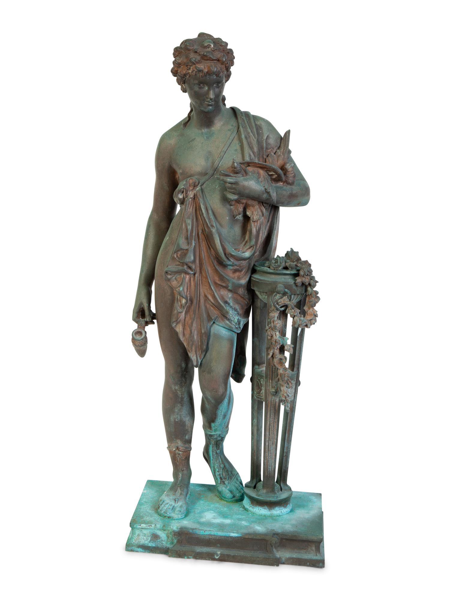 A Grand Tour Bronze Sculpture of Apollo — 19TH CENTURY