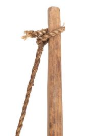 Apache Bow, with Painted Arrow
