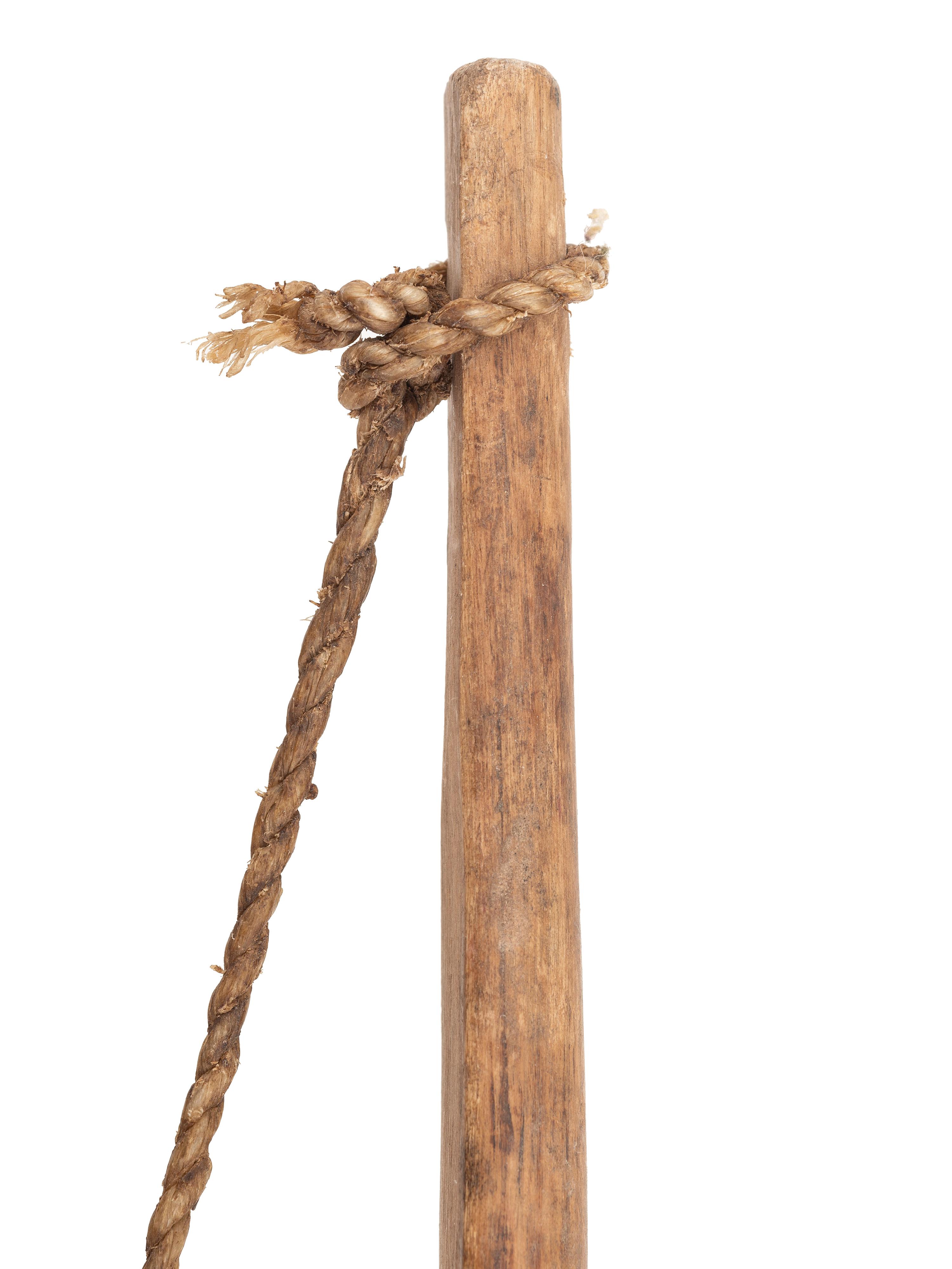 Apache Bow, with Painted Arrow