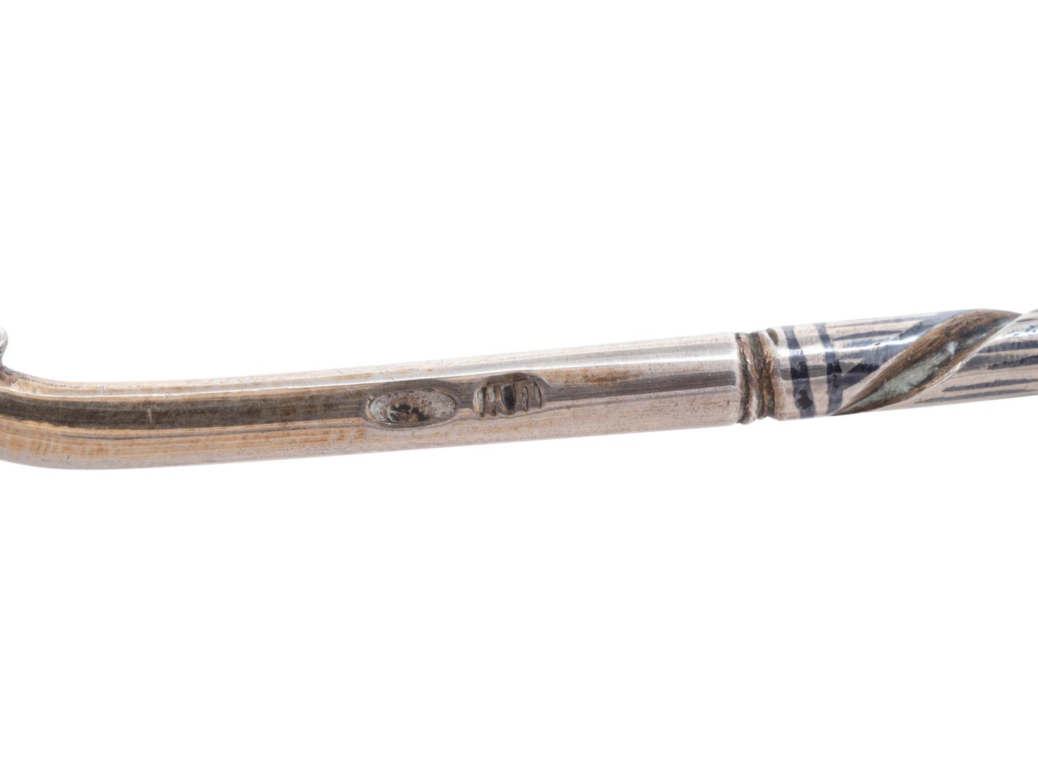 Three Russian Silver Spoons
