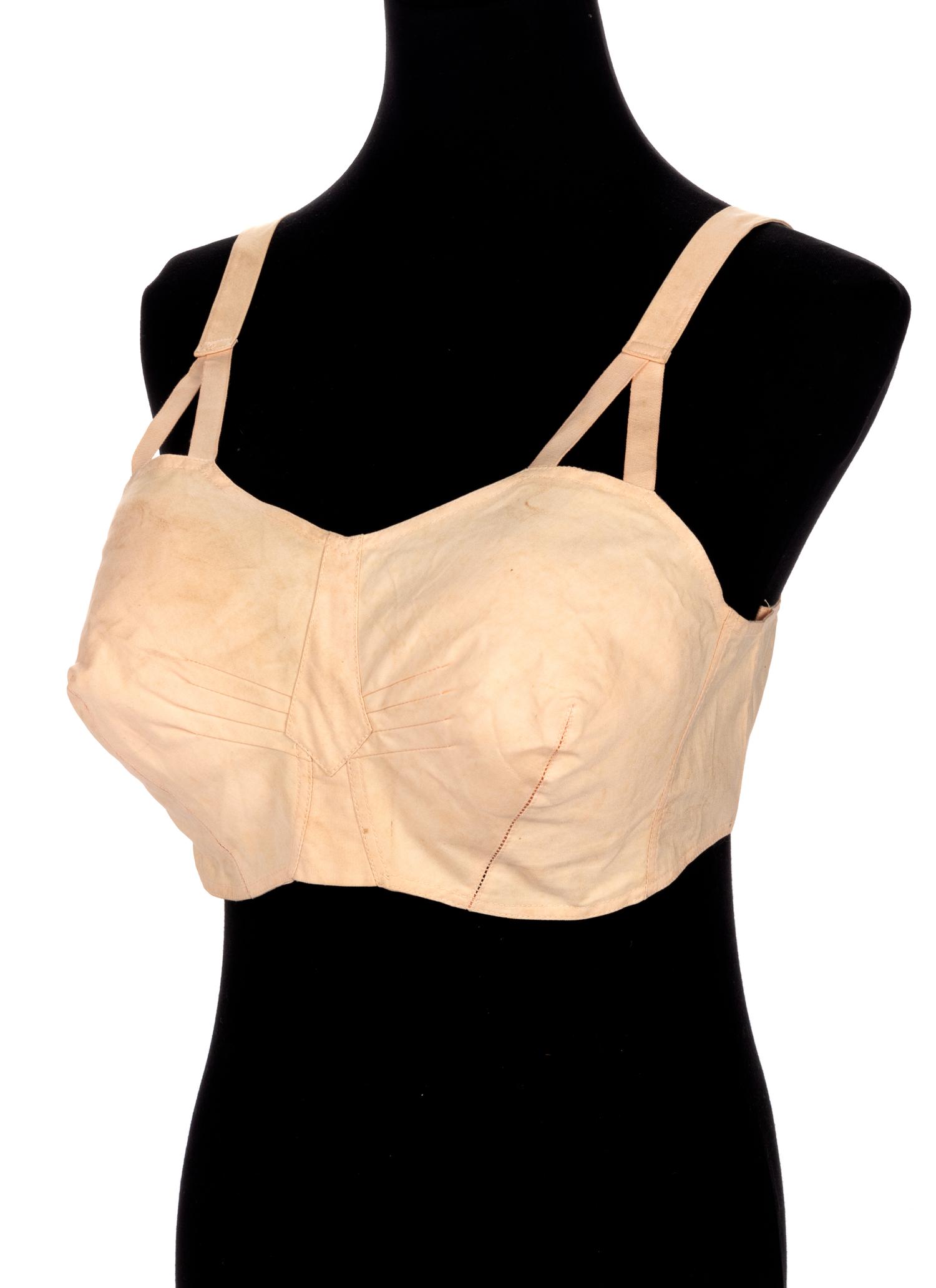 Three Vintage Bras, 1930-60s