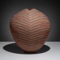 Corrugated Pottery Jar, Glory to God