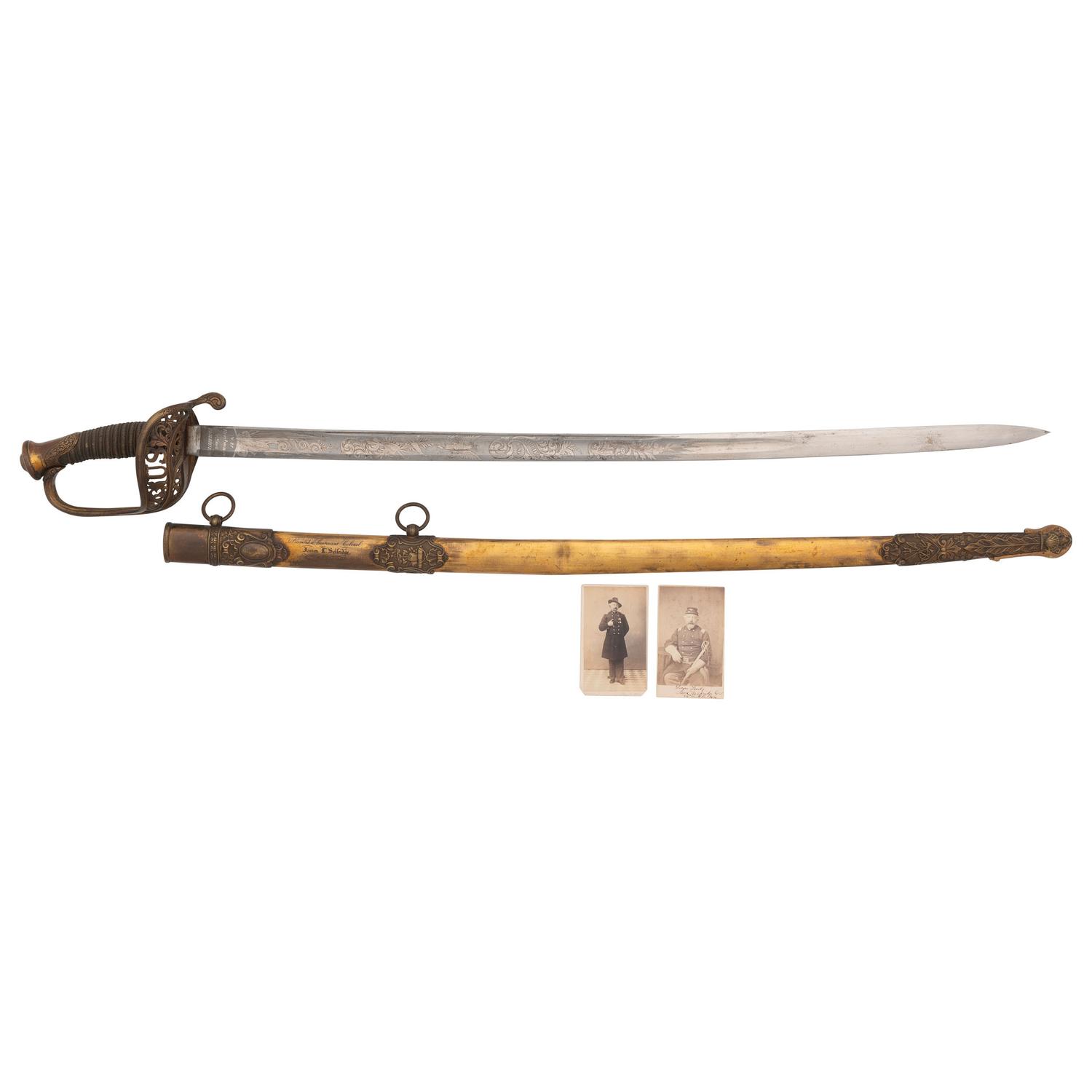 Horstmann Model 1850 Staff and Field Officer's Sword Presented to Lt. Colonel (General) James Selfridge - 46th PA Infantry