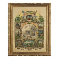 [Philadelphia] Group of 6 prints of William Penn's Treaty with the Indians...