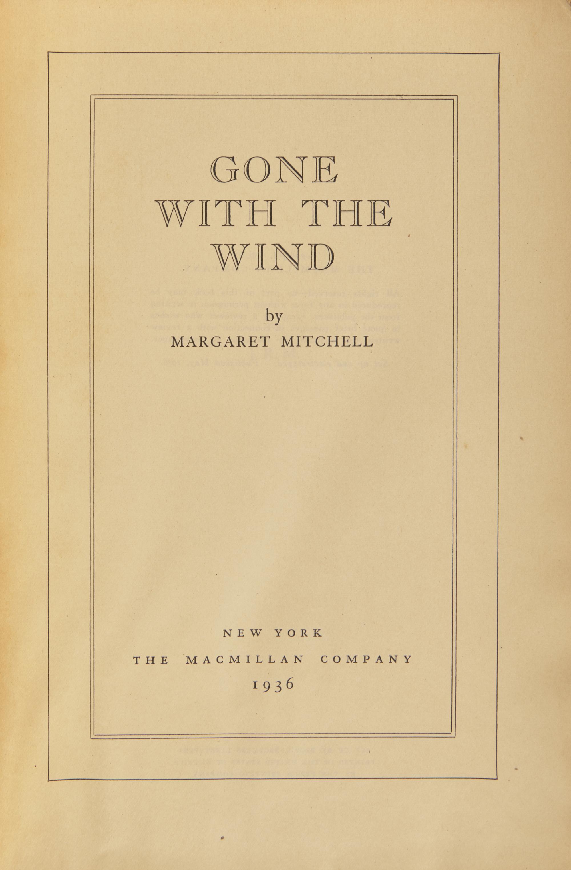 [Literature] Mitchell, Margaret. Gone With the Wind
