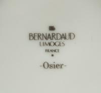A Bernardaud Limoges Vannerie Porcelain Dinner Service