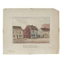 American School 19th century Three works: Germantown and Philadelphia Views