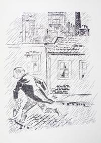 (GROSZ, GEORGE) MAN, HEINRICH. Kobes. Berlin, (1925). First edition. Complete with 10 lithographs by Grosz.
