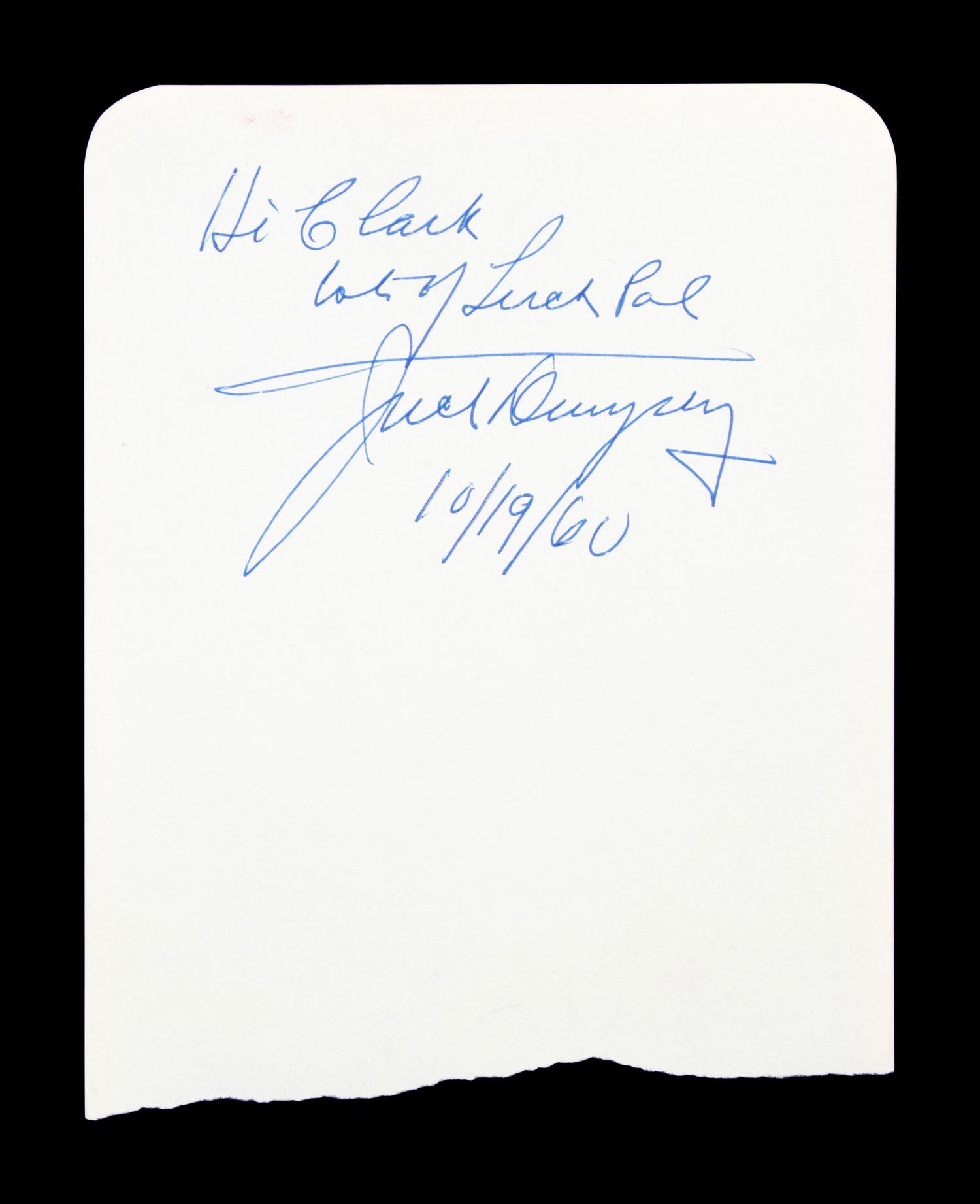 A Multi-Signed Cut Autograph Album Page Featuring Baseball Hall of Famers Lefty Grove, George Sisler, Bill Terry, Heavyweight Boxing Champion Jack Dempsey and Runner Roger Bannister.