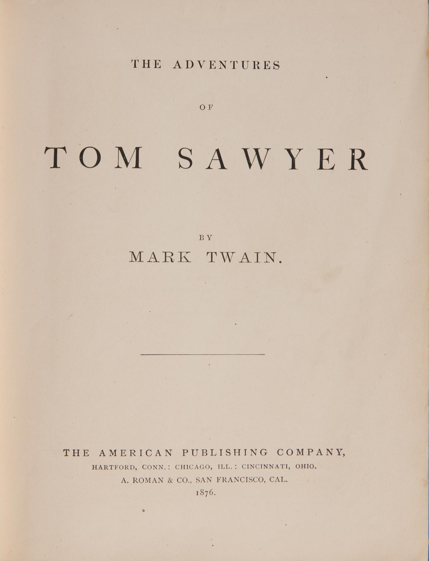 [Literature] Twain, Mark (Clemens, Samuel L.). The Adventures of Tom Sawyer