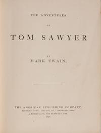[Literature] Twain, Mark (Clemens, Samuel L.). The Adventures of Tom Sawyer