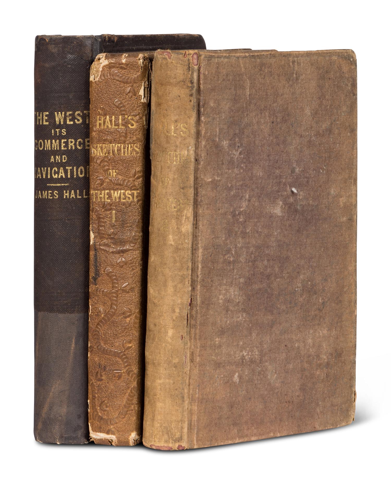 HALL, James (1793-1868). Sketches of History, Life, and Manners in the West. Philadelphia: Harrison Hall, 1835.