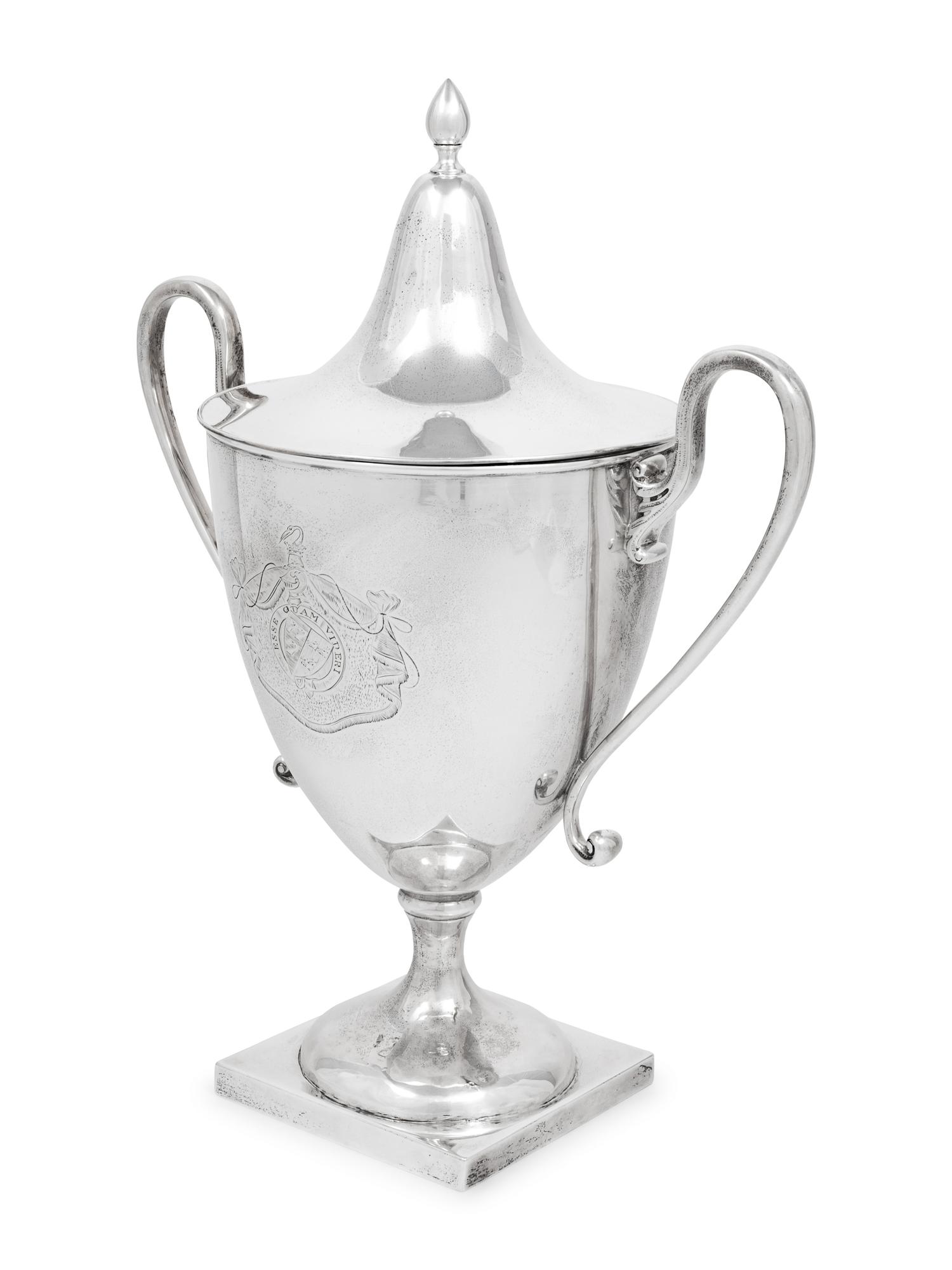 A George III Silver Cup and Cover