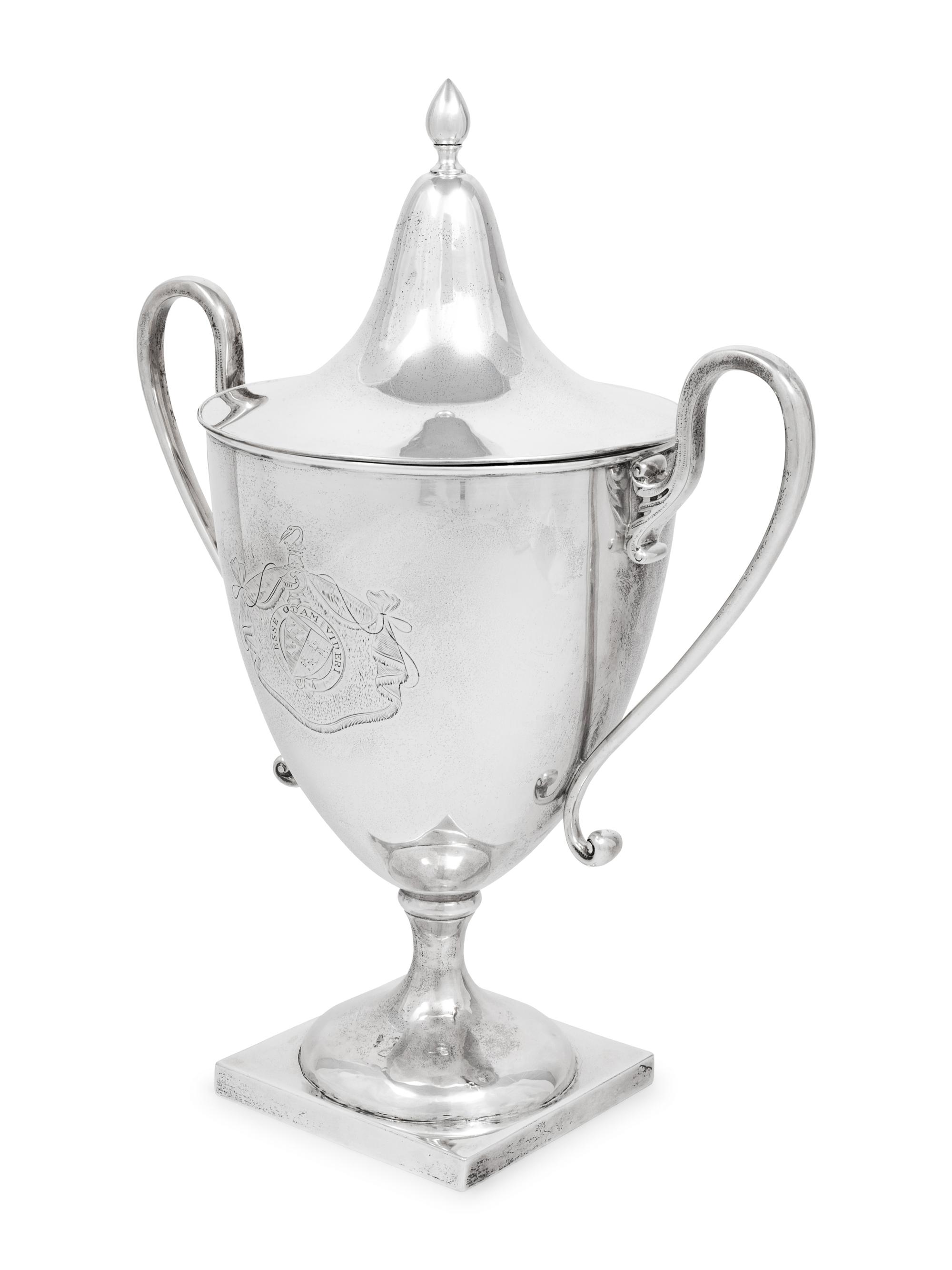 A George III Silver Cup and Cover