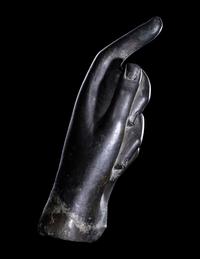 A Roman Bronze Left Hand