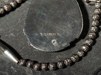 Silver and 54K Morenci Web Turquoise Necklace