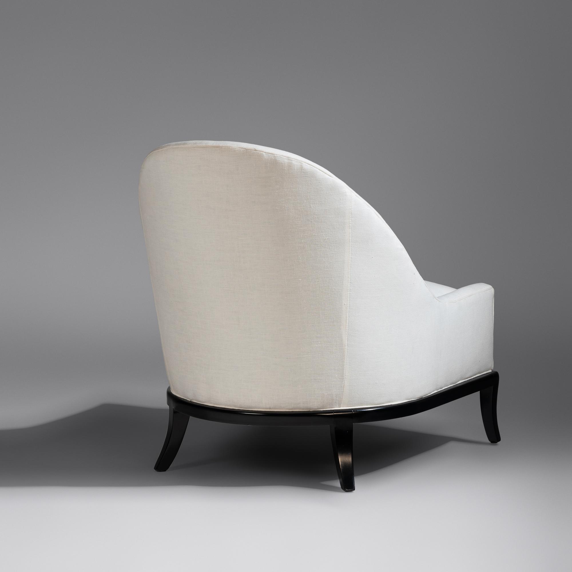 Chair and ottoman Widdicomb, USA