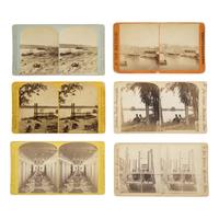 Haynes, F. Jay (1853-1921) . A group of 6 stereoviews of Missouri River Steamboats.