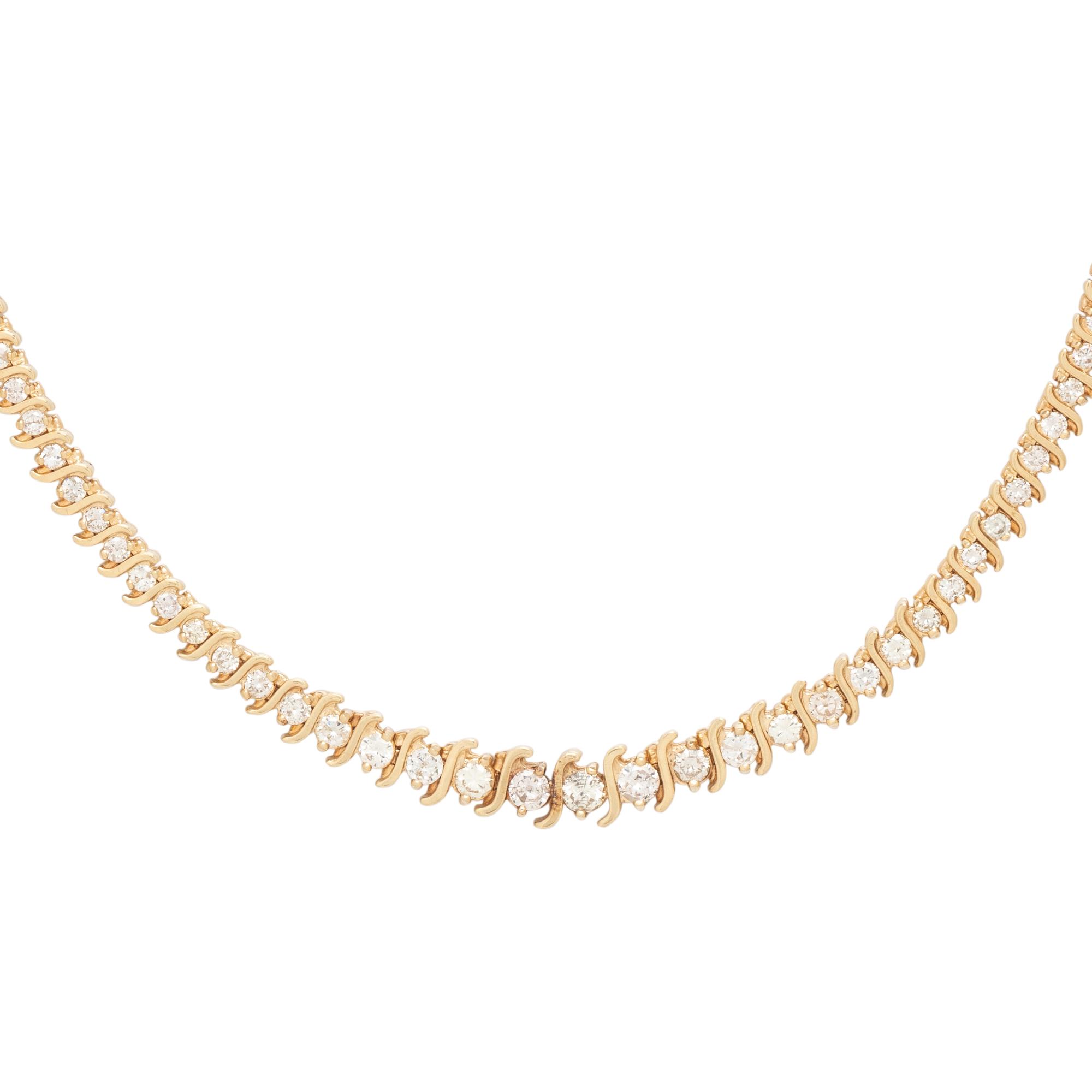 DIAMOND RIVIÈRE NECKLACE