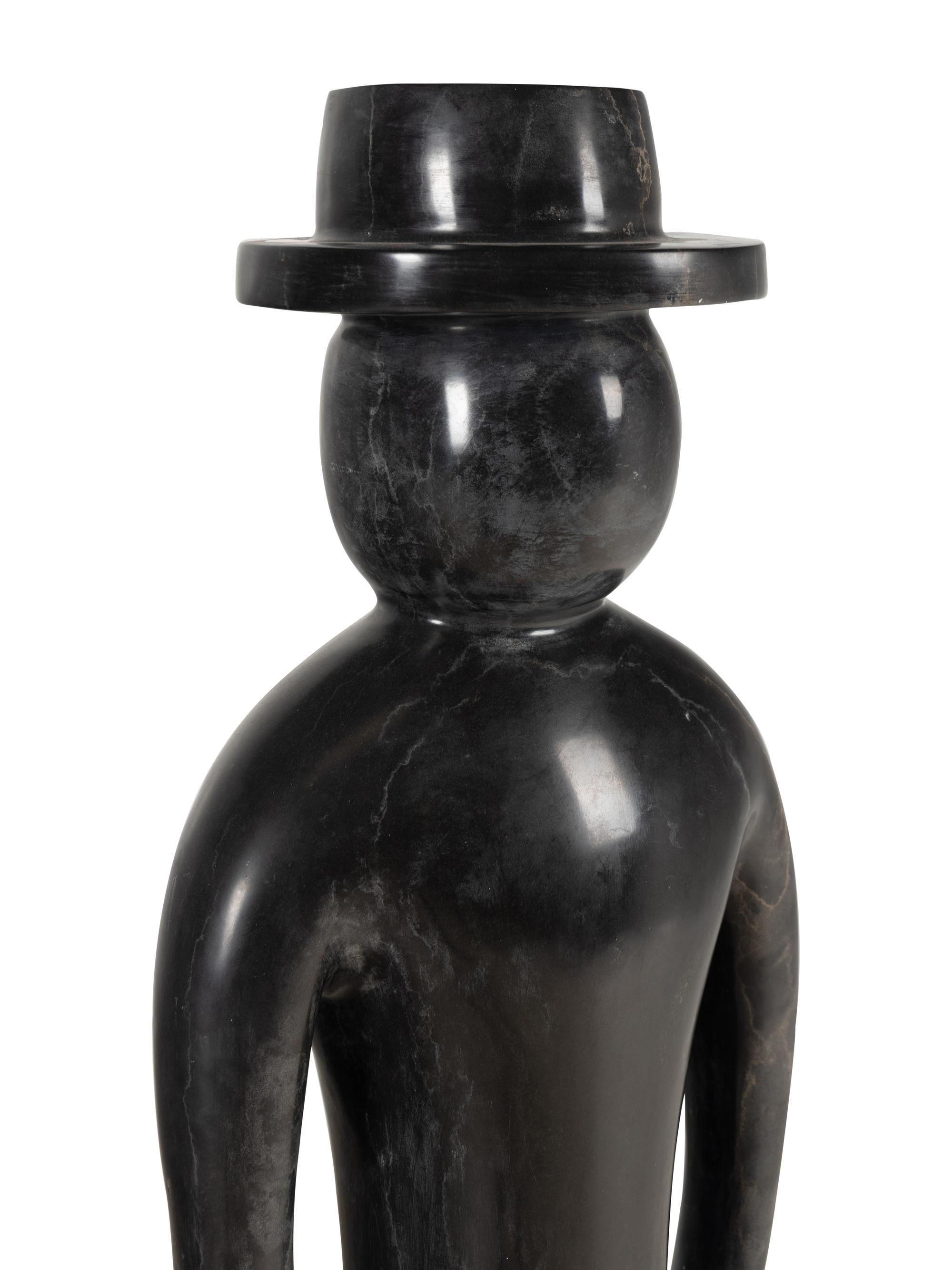 A Contemporary Marble Sculpture of a Standing Figure