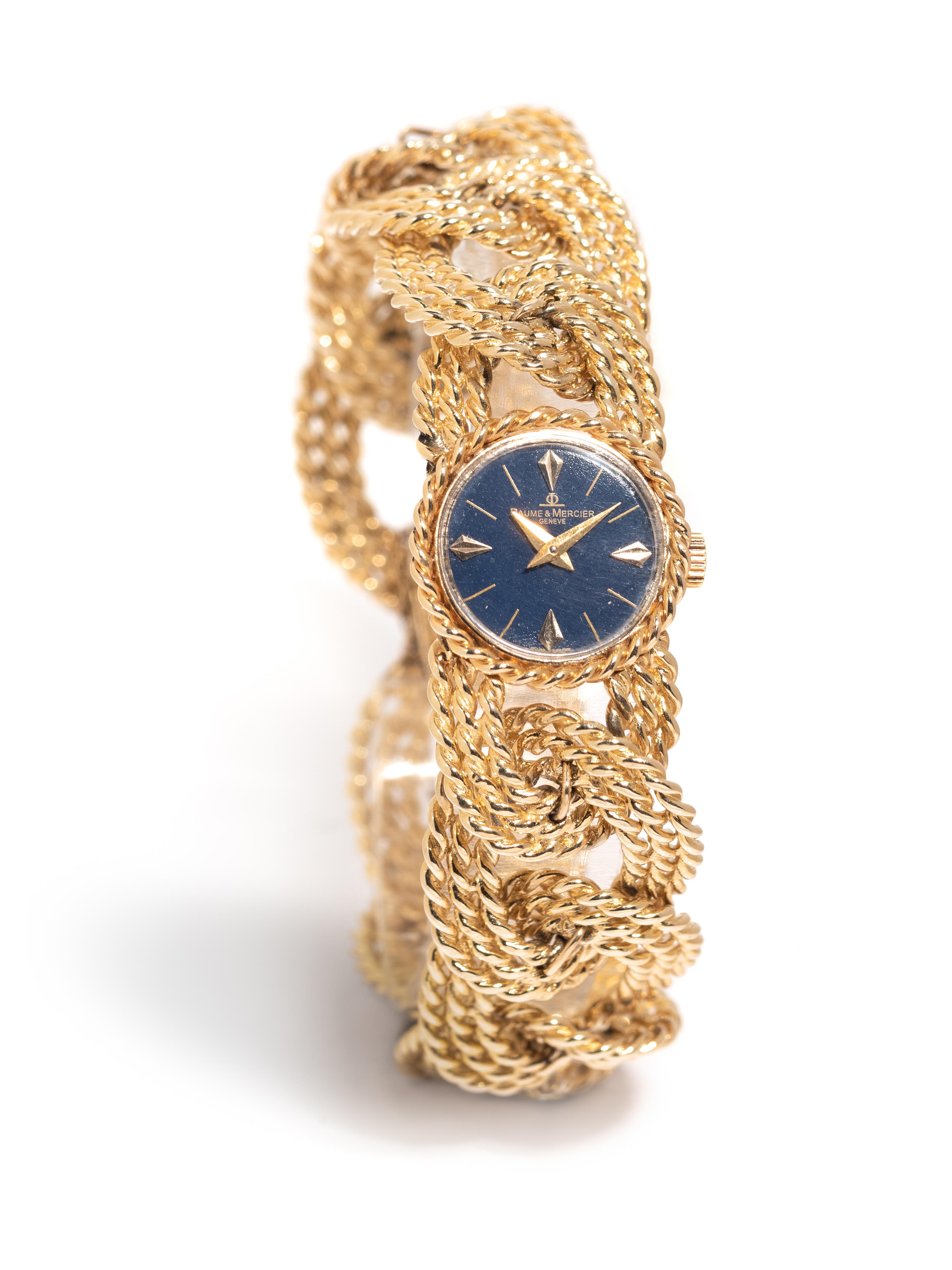 BAUME & MERCIER, 14K YELLOW GOLD WATCH