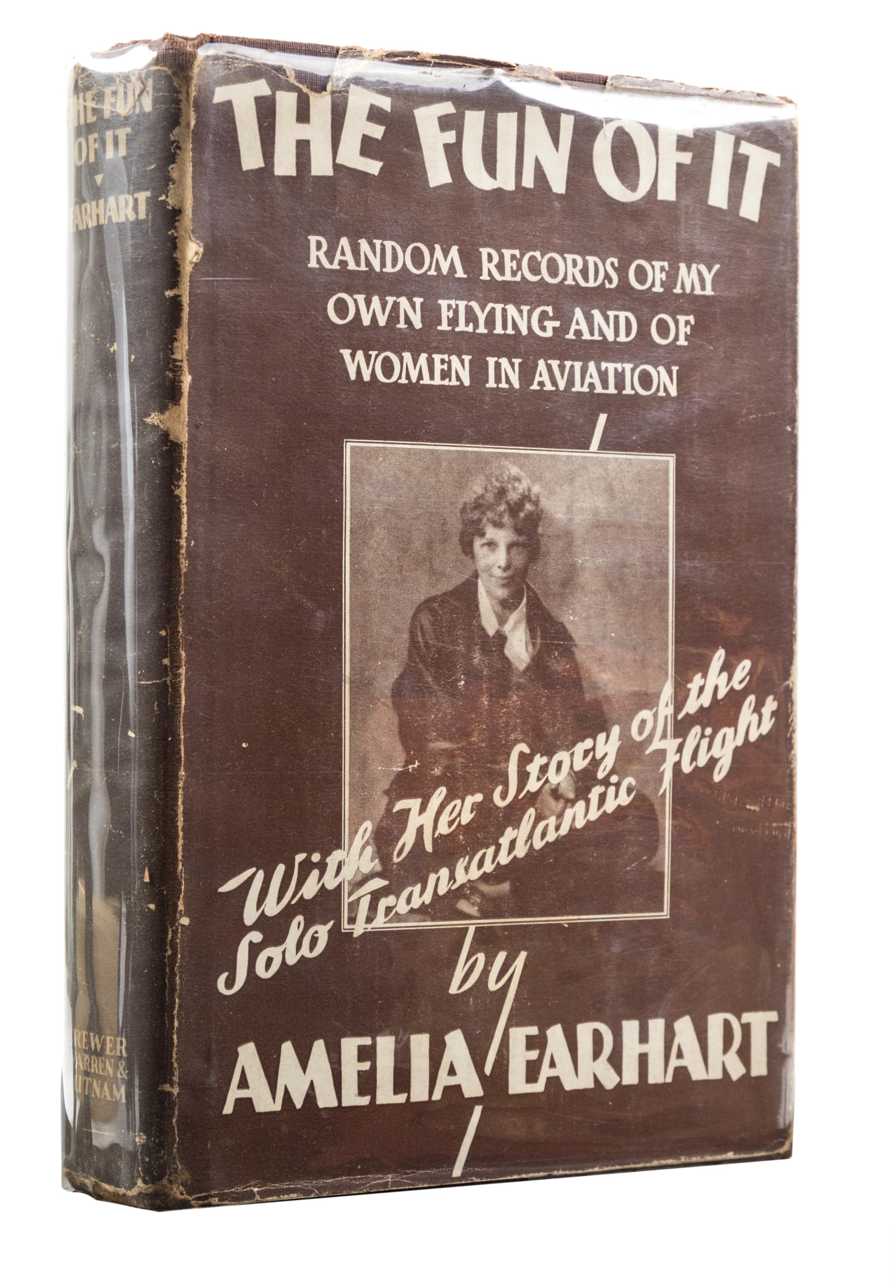 EARHART, AMELIA. The Fun of It... New York, 1932. Third printing. Signed by Earhart.