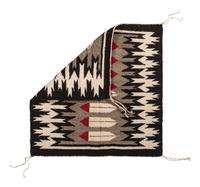 Navajo Pictorial Single Saddle Blanket / Rug