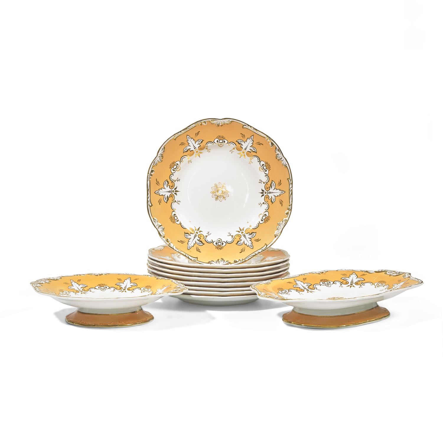 A Set of Eleven Wedgwood Pearlware Table Articles