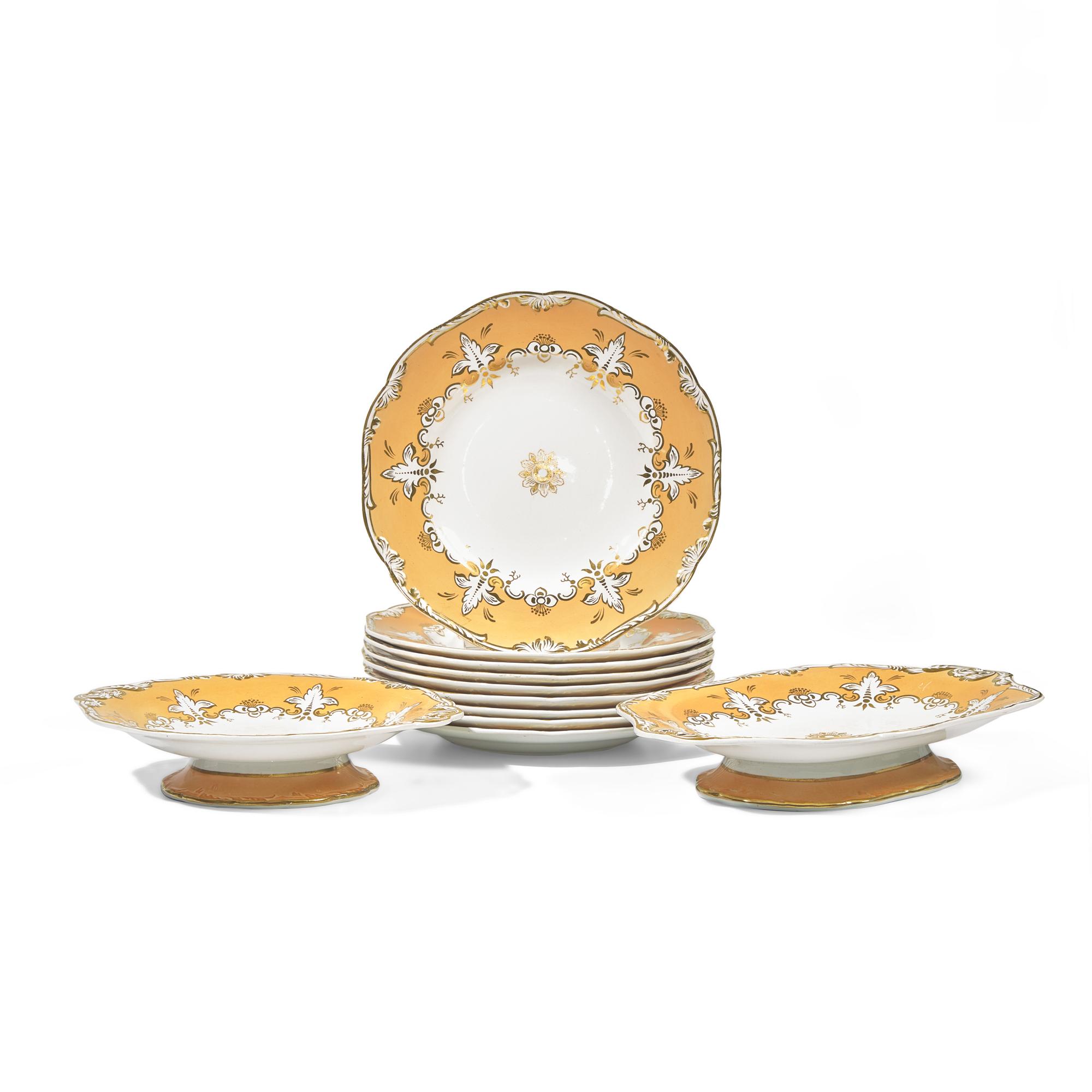 A Set of Eleven Wedgwood Pearlware Table Articles