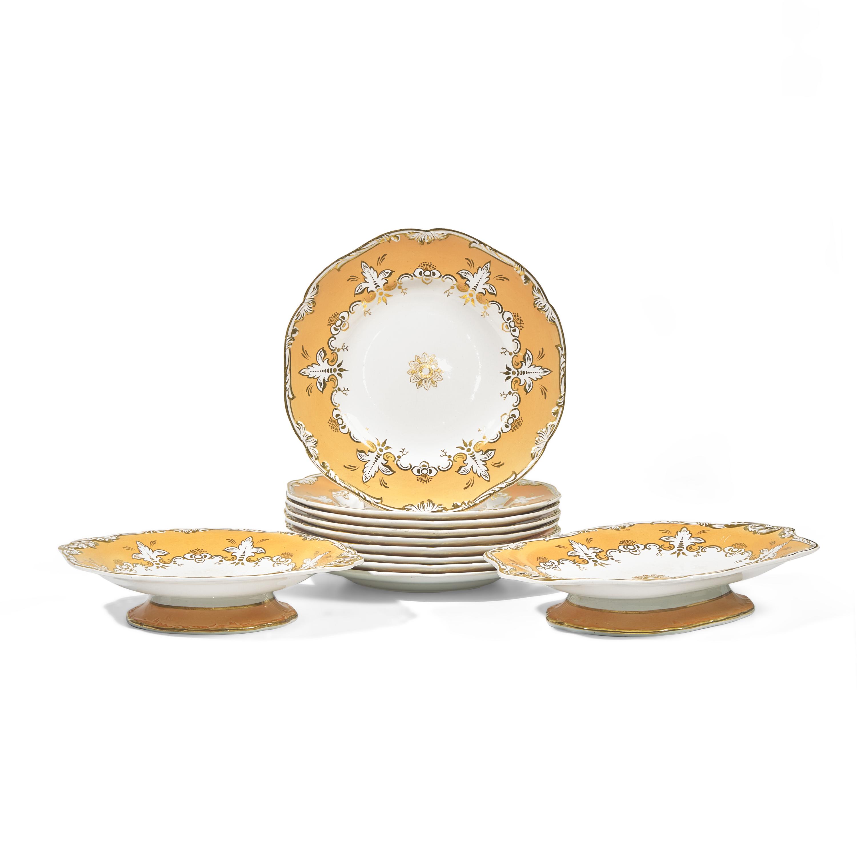 A Set of Eleven Wedgwood Pearlware Table Articles
