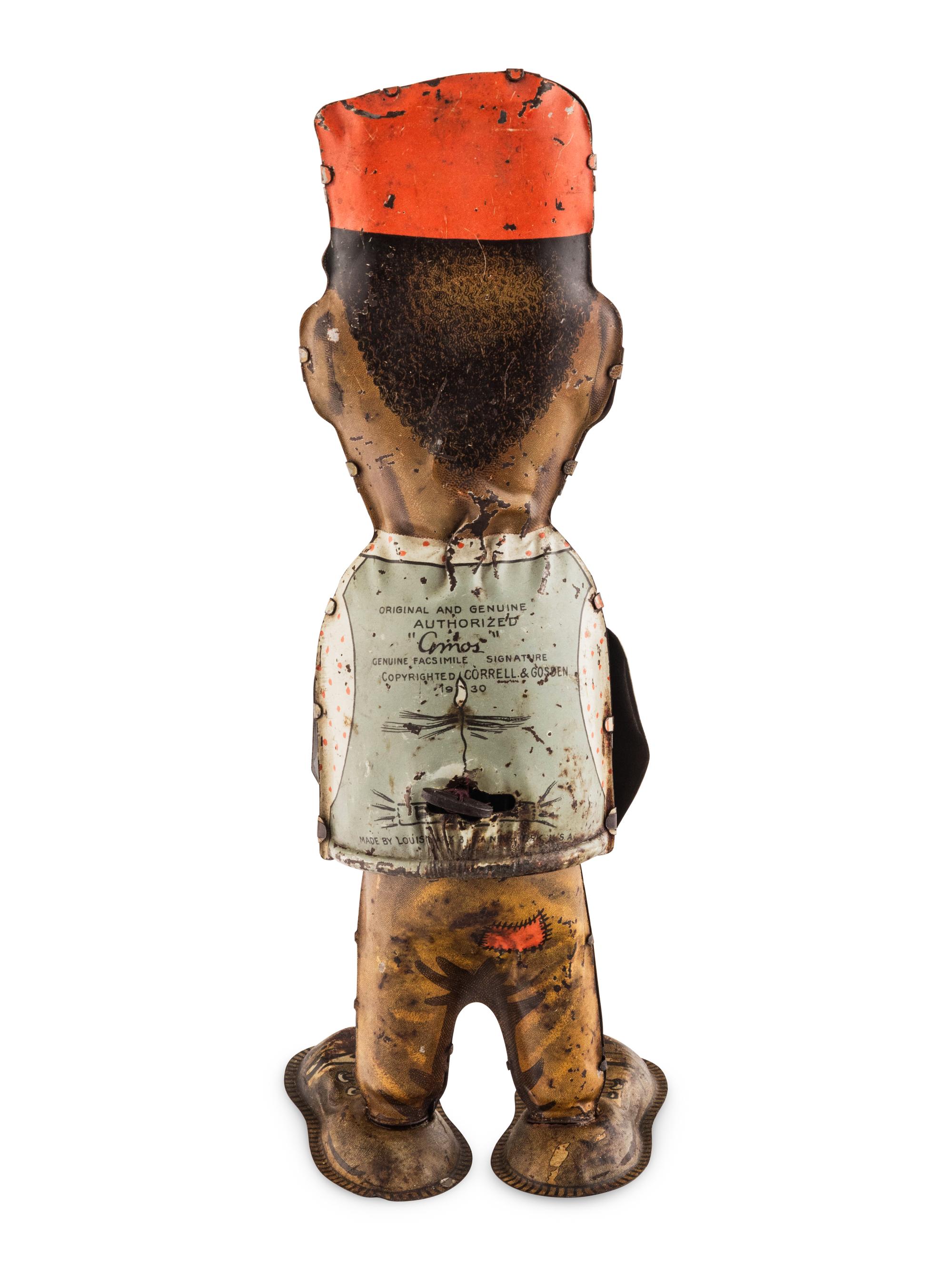 A Group of Three Tin Lithograph Walker Toys
