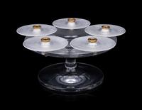 A Lalique Sophia Candelabrum