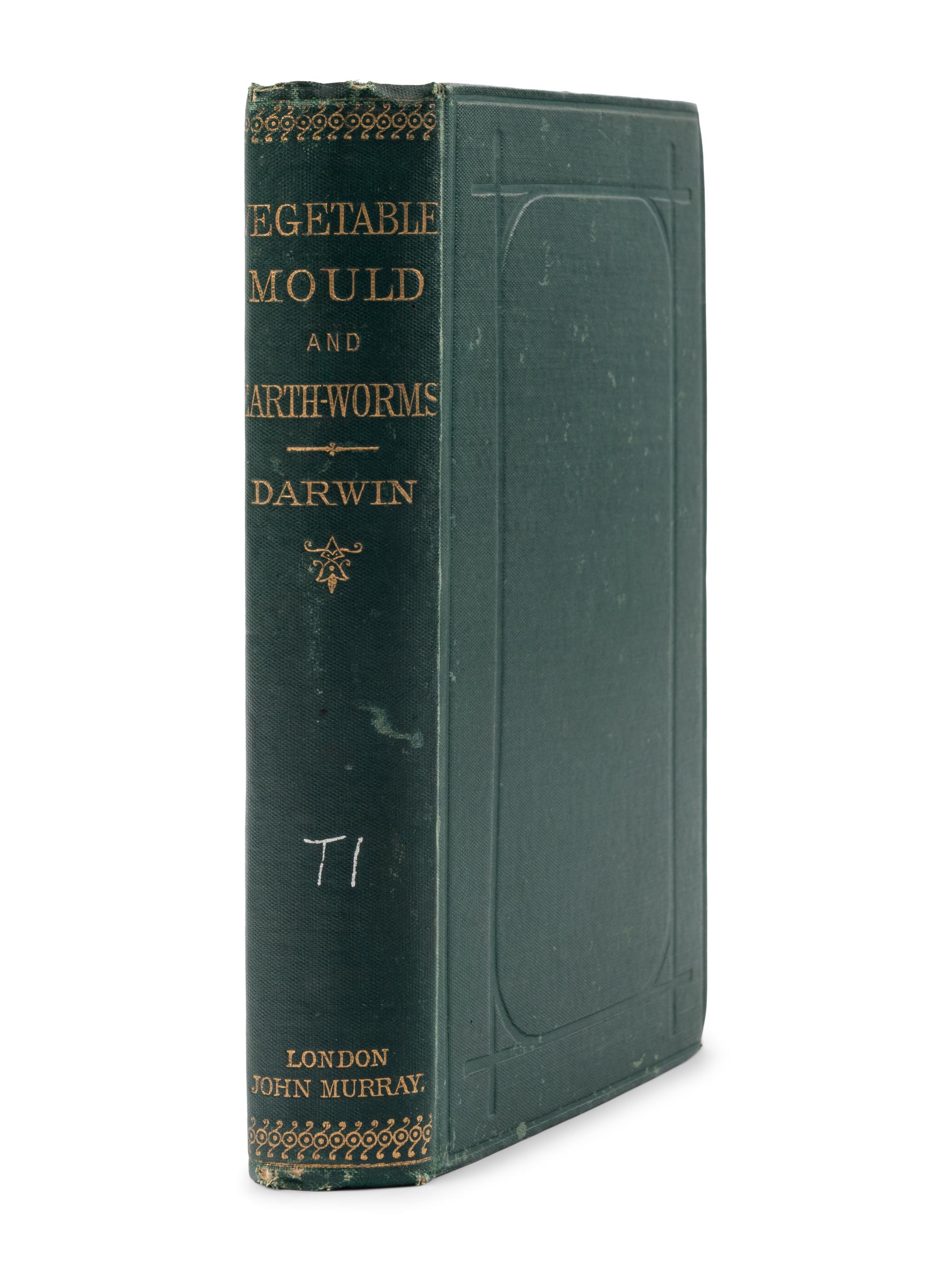 [NATURAL HISTORY]. DARWIN, Charles (1809-1882). The Formation of Vegetable Mould, through the Action of Worms with Observations on their Habits . London: John Murray, 1881.