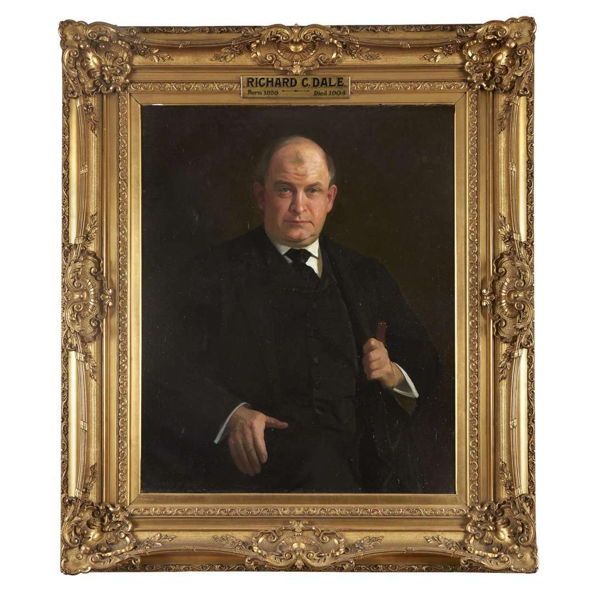 Robert W. Vonnoh (1858-1933) Portrait of Richard C. Dale (1853-1904)