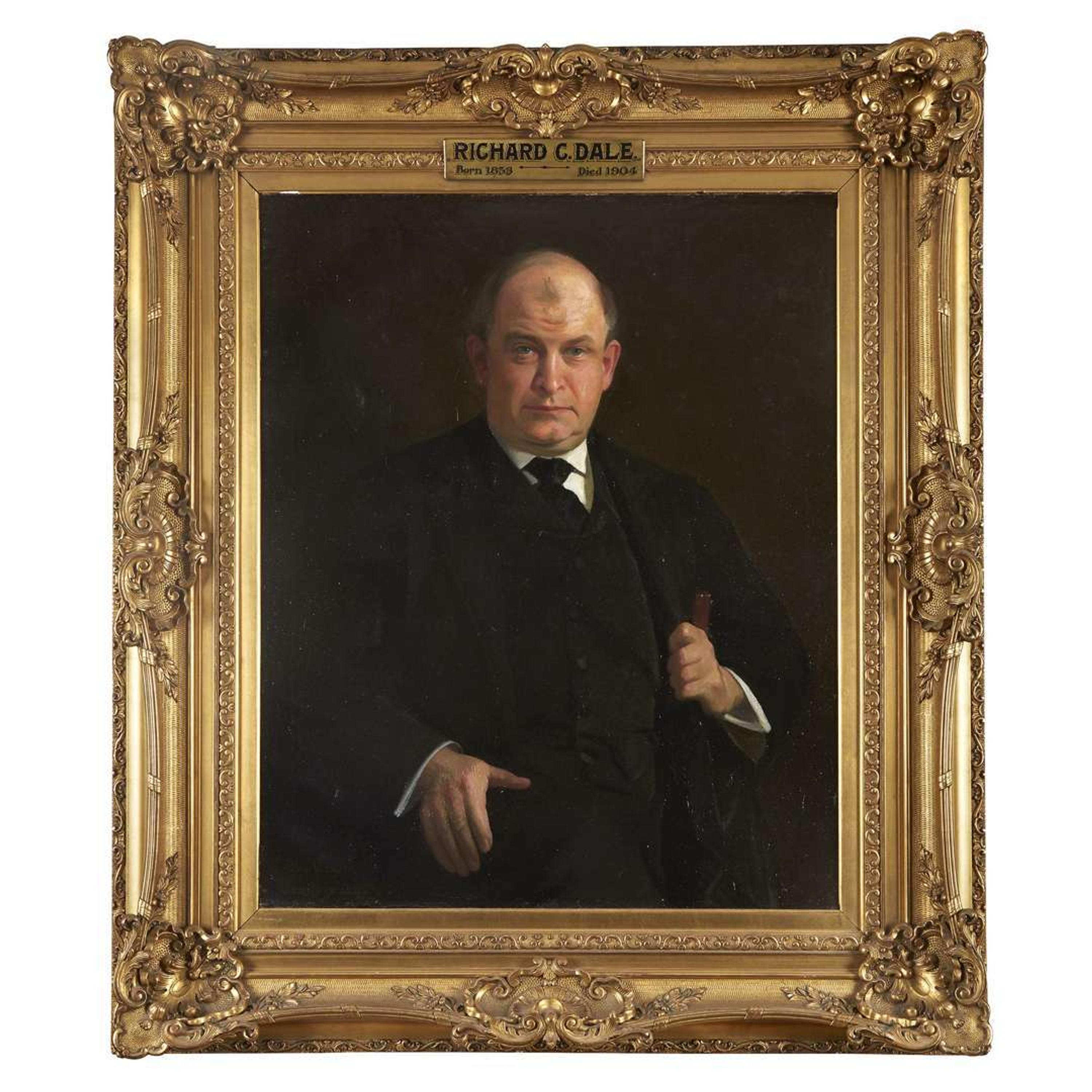 Robert W. Vonnoh (1858-1933) Portrait of Richard C. Dale (1853-1904)