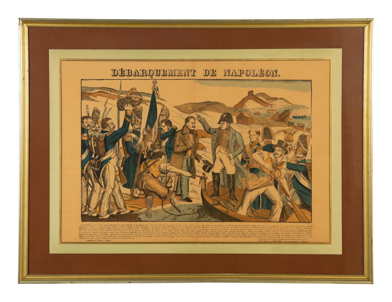 A Set of Five Napoleonic Colored Engravings After François Georgin
