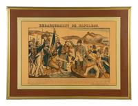 A Set of Five Napoleonic Colored Engravings After François Georgin