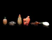 Six Chinese Snuff Bottles