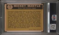 A 1961 Topps Mickey Mantle All Star Baseball Card No. 578 (PSA 6 EX-MT) from The Collection of David Eisenhower