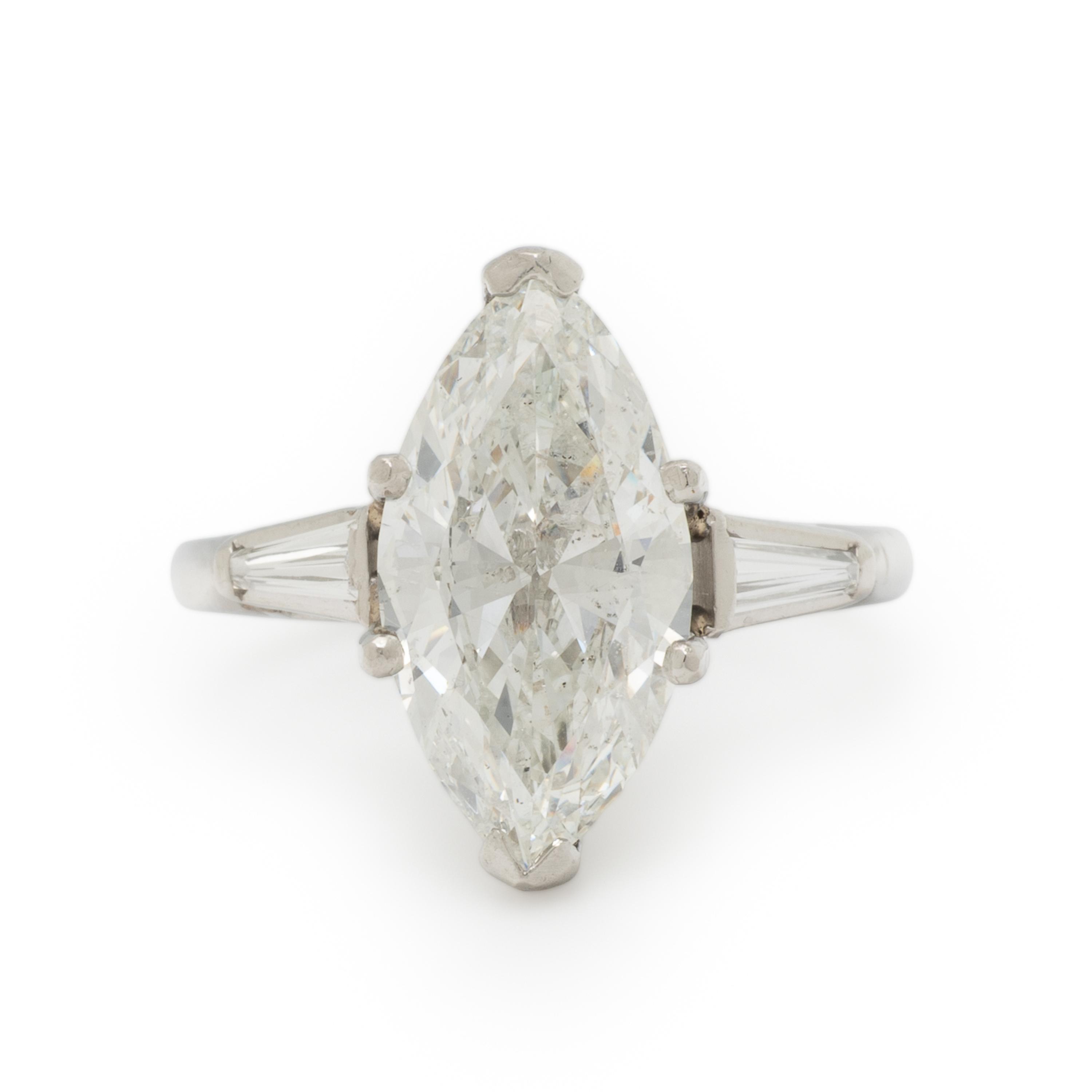 Laser-Drilled Diamond and Platinum Ring