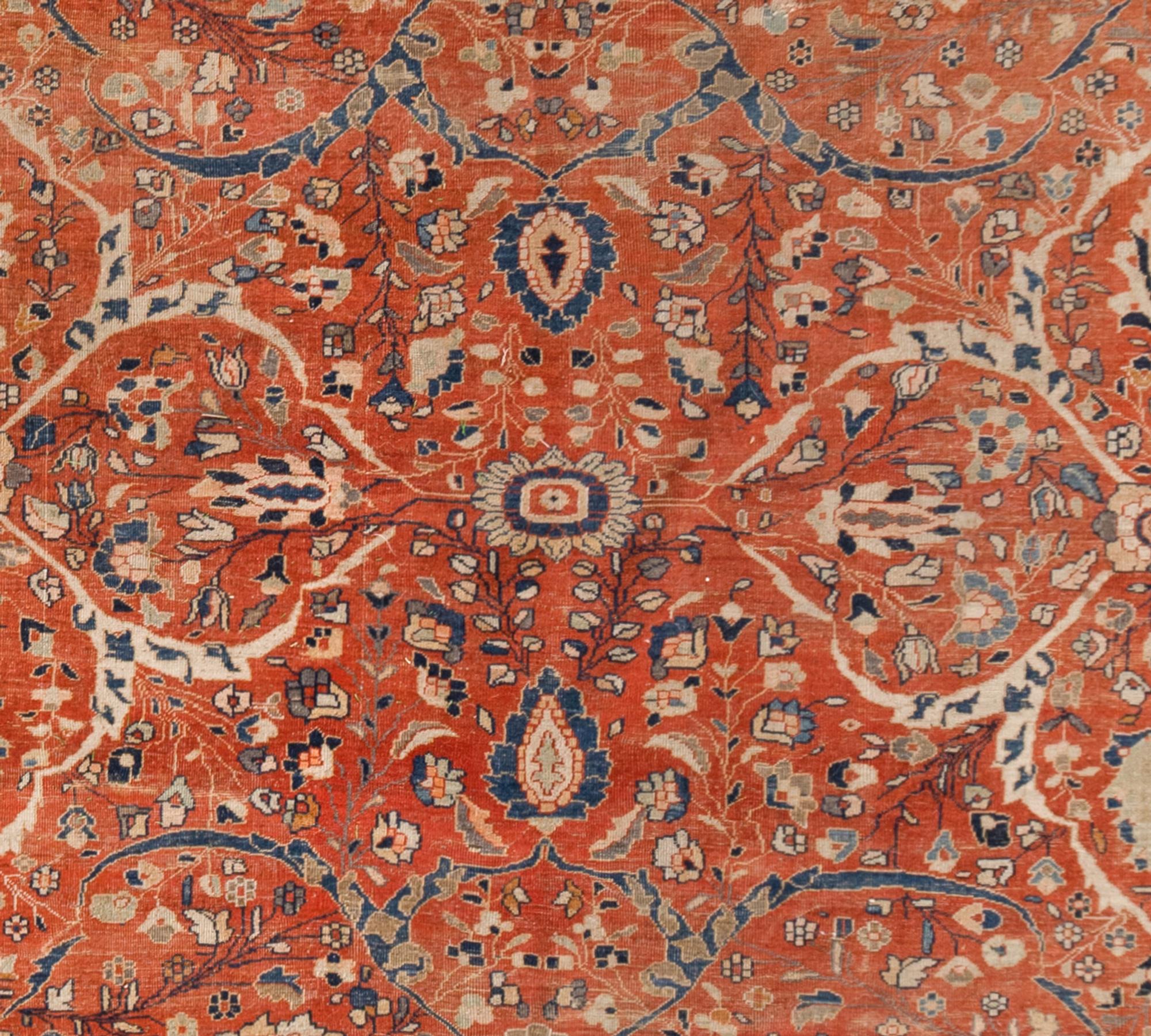 A Mahal Wool Rug