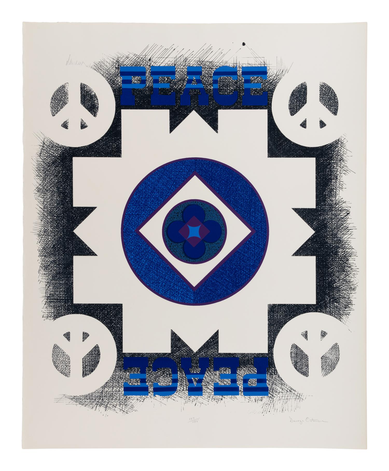Various Artists (20th century) Peace Portfolio 1 (complete portfolio of 12 with portfolio case and text pages), 1970