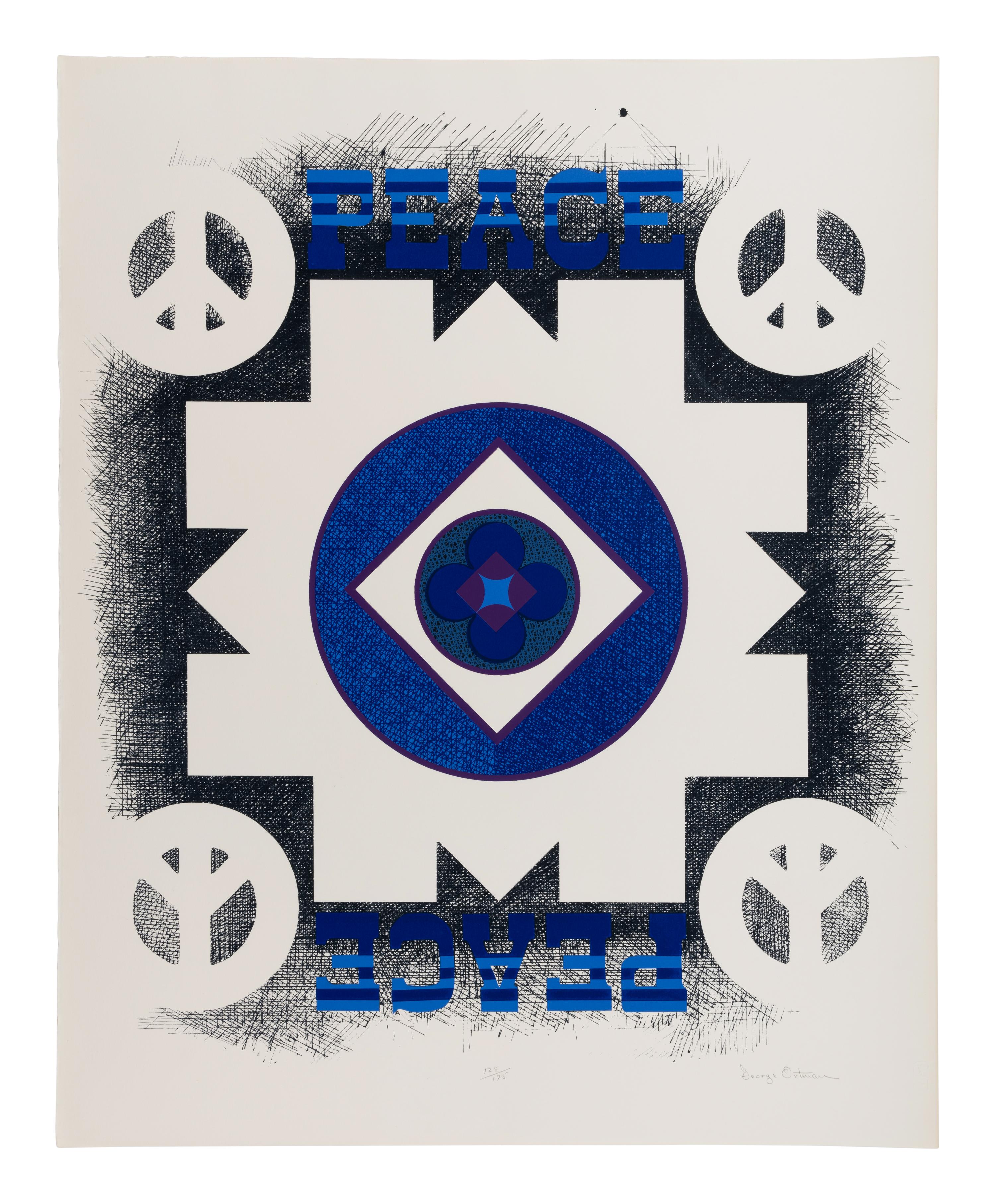 Various Artists (20th century) Peace Portfolio 1 (complete portfolio of 12 with portfolio case and text pages), 1970